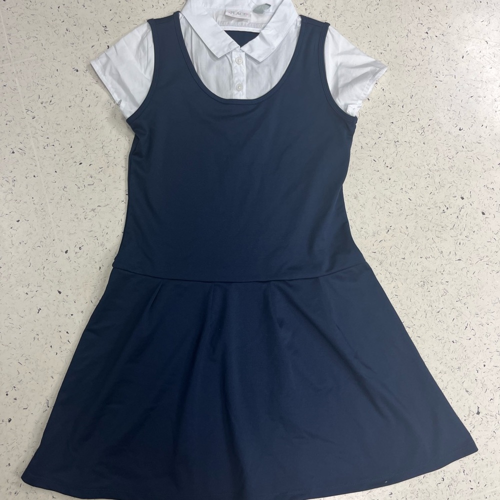 Girls size 16 Children’s Place Navy Uniform Dress NWT‎